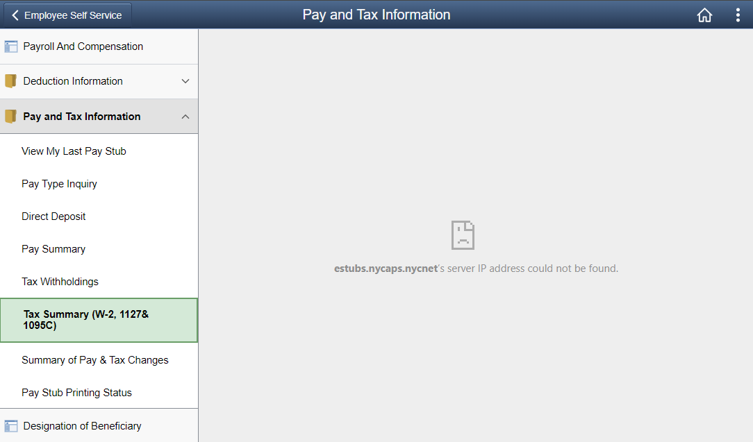 How to get Paystubs W 2s on NYCAPS ESS April 2024 1549 FAM